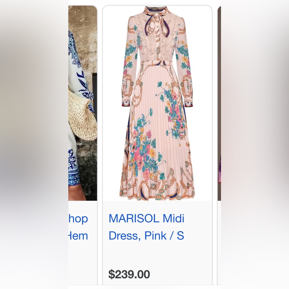 Beautiful Macphee pink multi dress